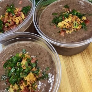 Potinho de Feijão preto congelado- 500g