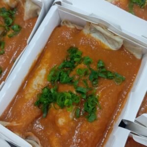 Panqueca de Aveia com Carne Moída de Alcatra e Molho de Tomate Caseiro - 300g
