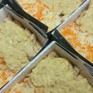 Frango com creme de milho - 300g